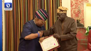 Osun: You Didn't Conquer Anybody, Tinubu Urges Adeleke Not To Shame His Opponents