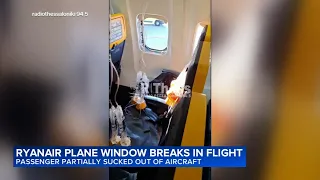 Passenger hurt after being partially sucked out of plane after takeoff