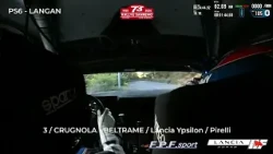 Rallye di Sanremo, tutte le emozioni del camera car di Crugnola della prova speciale Langan