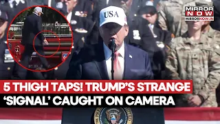 Trump’s ‘Thigh Taps’ Go Viral: Strange 9/11 Moment Caught on Camera | What Was POTUS Signaling