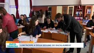 Luni începe a doua sesiune de Bacalaureat