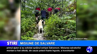 Rescue mission at Râmeț Gorges