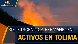Incendios forestales en Tolima dejan más de 22.000 hectáreas afectadas | CityTv