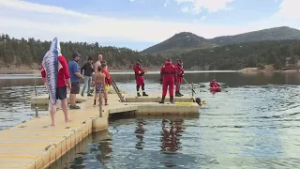 Warm winter impacts annual Evergreen Lake Plunge