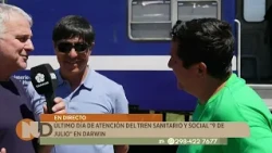 Último día del Tren Sanitario en Darwin: atención médica, trámites y actividades hasta hoy