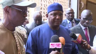PRESIDENT BARROW VISITS NAWEC POWER STATIONS