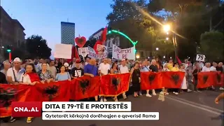 DITA E 79 TË E PROTESTËS/Qytetarët kërkojnë dorëheqjen e qeverisë Rama