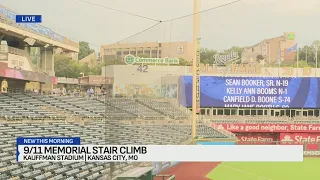 Kansas City Royals host 25th anniversary 9/11 memorial climb