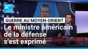 Guerre contre l'Iran : ce n'est pas "un exercice de construction de démocratie", affirme Hegseth