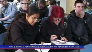 VINO E IDENTITA' TERRITORIALE IL FOCUS ALL'ISTITUTO PERTINI DEL CAPOLUOGO