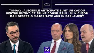 Ediție specială. Tomac: „Alegerile anticipate sunt un cadou pentru Putin”