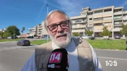 Eboli Interviews Truckers' Protest Oct 19