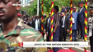 Arrival of the Vice President Naana Jane Opoku Agyeman at State of the Nations Address 2026