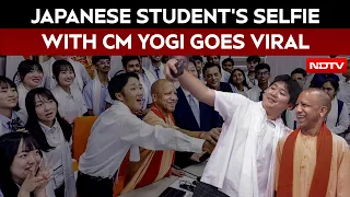 UP-Japan Summit News | Japanese Student's Selfie With UP Chief Minister Yogi Adityanath Goes Viral