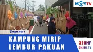 KAMPUNG GANG LURAH MUDA DISULAP JADI LEMBUR PAKUAN