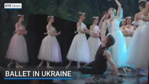 Ballet on the front line in Ukraine | RTÉ News