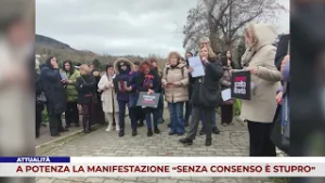 ATTUALITÀ. A POTENZA LA MANIFESTAZIONE “SENZA CONSENSO È STUPRO”