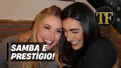 Party night! Virginia celebrates Duda Freire's debut at the Vila Isabel samba school