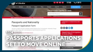 Applications for Gibraltar variant British passports set to move online