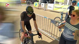 The atmosphere @Fietselfstedentocht 2026 Checkpoint Stavoren
