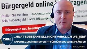 DEUTSCHLAND: Arbeitspflicht für Bürgergeldempfänger? „Nur eine Lösung für eine sehr geringe Gruppe“