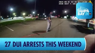 27 Arrested in Hillsborough County Labor Day DUI Operation