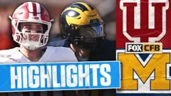 No. 6 Indiana Hoosiers vs Michigan Wolverines Highlights | FOX College Football