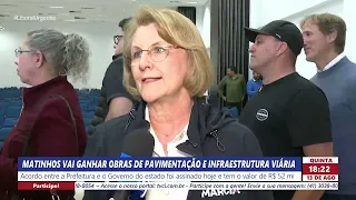 MATINHOS TO RECEIVE PAVING AND ROAD INFRASTRUCTURE IMPROVEMENTS
