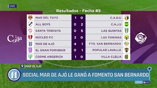 Pasó la quinta fecha del fútbol local ⚽🔥