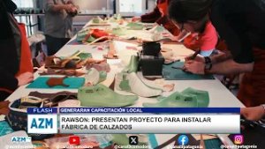 Rawson: presentan proyecto para instalar fábrica de calzados