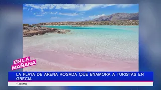 La playa arena rosada que enamora a turistas en Grecia | Air Europa