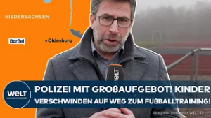 POLIZEI MIT GROẞAUFGEBOT: Zwei Kinder verschwinden auf Weg zum Fußballtraining!
