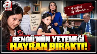 Talented in Music, Theater, and Art... Little Bengü Is Counting the Days to Meet Erdoğan! | A Haber