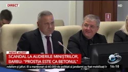 Scandal at the ministerial hearings. Barbu: Stupidity is like concrete