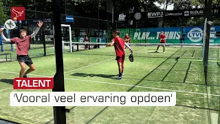Padeltalent Pieter Hermus uit Lelystad: 'Hoop over vijf jaar aan de top te staan' | Omroep Flevoland