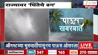 Maharashtra Rain Update | राज्यातील ३६ पैकी २३ जिल्ह्यांत पावसाची तूट! राज्यावर चिंतेचे ढग