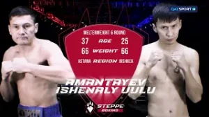 Мұхит Амантаев - Марат Ишеналы уулу | Кәсіпқой бокс