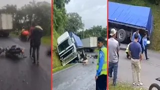 Motociclista fallece al impactar de frente contra un camión en Jinotega