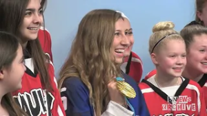 BNEWS Archive: Womens Hockey Gold Medalist Kali Flanagan Visits BCAT