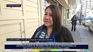 Psychologists in Córdoba protest against payment demands sent to members
