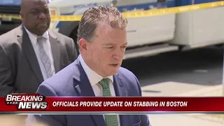 Officials provide update on stabbings in Boston