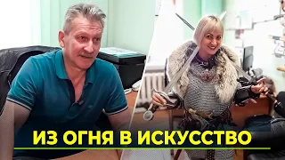 Пожарный в отставке стал мастером кузнечного ремесла