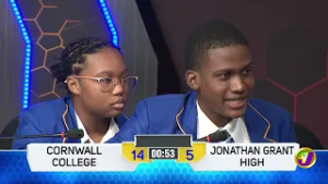 Cornwall College vs Jonathan Grant High | Feb 27 | TVJ Schools' Challenge Quiz