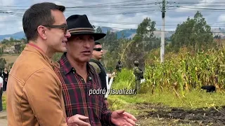 Chimborazo, we are here, working alongside rural communities. 🚜💧🇪🇨