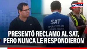 ?? Presentó reclamo al SAT, pero nunca le respondieron