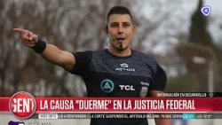 Juan Cruz Robledo, the referee for Newell's match, was imprisoned in Rosario for the Generación Z...