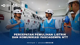 Percepatan Pemulihan Listrik dan Komunikasi Pascagempa NTT