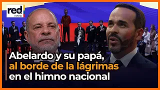 The most EMOTIONAL moment between Abelardo De la Espriella and his father at the presidential ina...