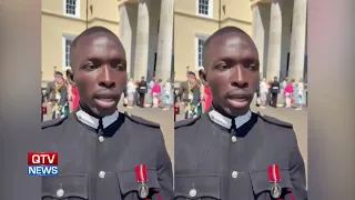 GAMBIAN CADET OMAR TOURAY GRADUATES FROM ROYAL MILITARY ACADEMY SANDHURST.