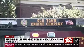 Burned out firefighters push for schedule change